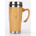 450 ml Bambus-Kaffeetasse mit Edelstahldeckel